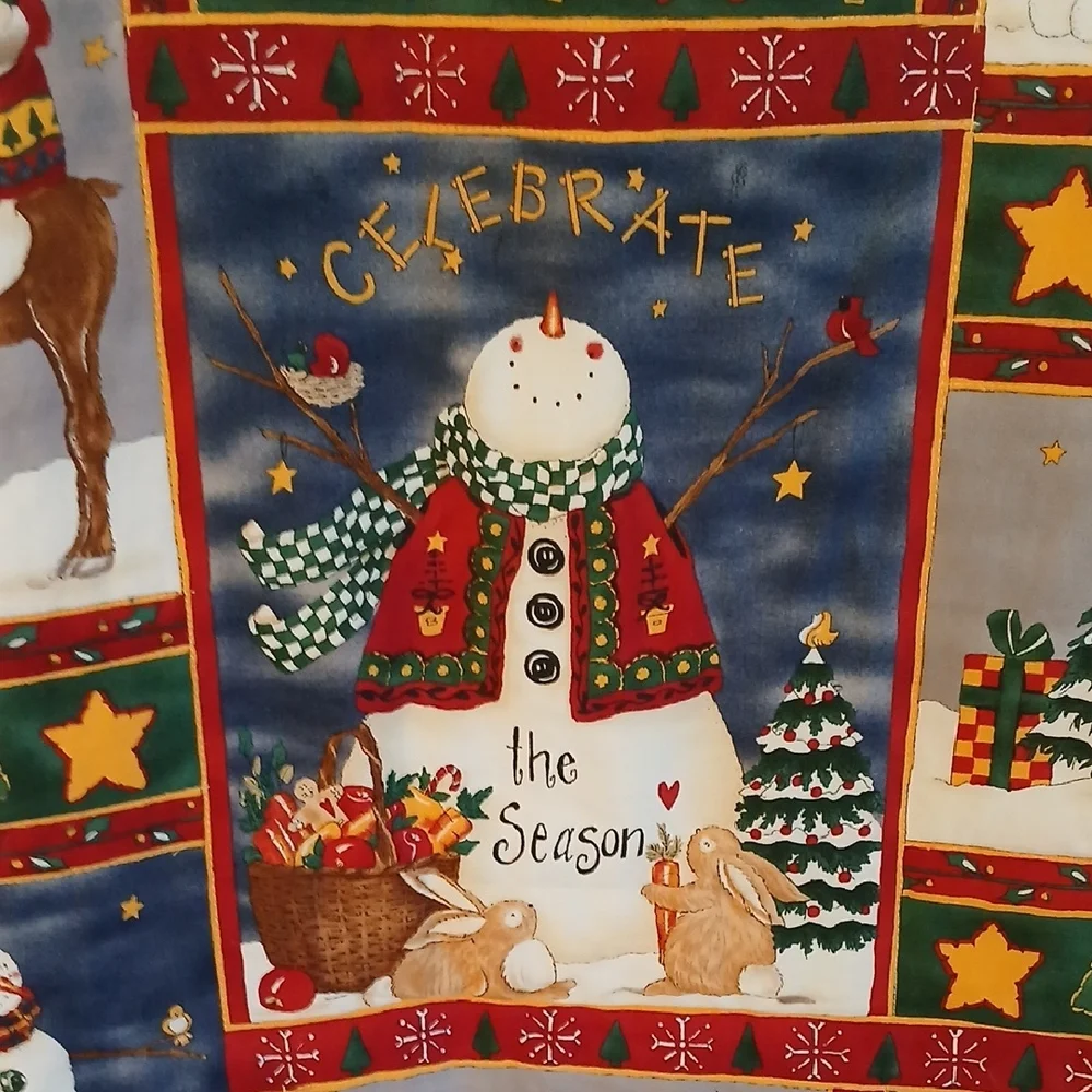 Handmade Snowman Christmas Wall Hanging 